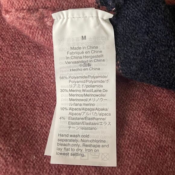 New Madewell Wide Stripe Ryder Cardigan Sweater Women's Size M - Picture 5 of 7